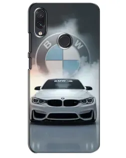 Чехол для Samsung Galaxy M01s с картинкой «BMW в белом дыму»