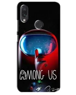 Чехол для Samsung Galaxy M01s с картинкой «Красный импостер — макро» Чехол для Samsung Galaxy M01s с картинкой «Красный импостер — макро»