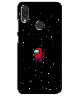 Чехол для Samsung Galaxy M01s с картинкой «Красный Among Us»