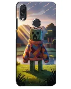 Чехол для Samsung Galaxy M01s с картинкой «Крипер в свитере»