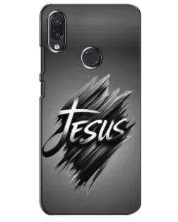 Чехол для Samsung Galaxy M01s с картинкой «Надпись Jesus Graffiti»