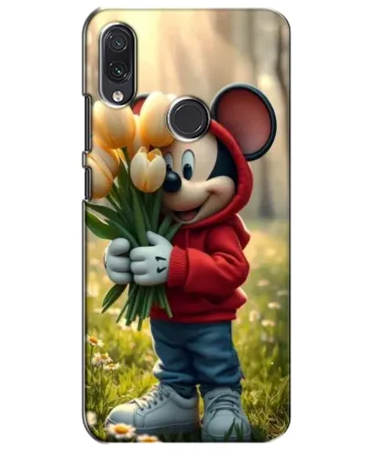 Чехол для Samsung Galaxy M01s с картинкой «Микки с тюльпанами» Чехол для Samsung Galaxy M01s с картинкой «Микки с тюльпанами»