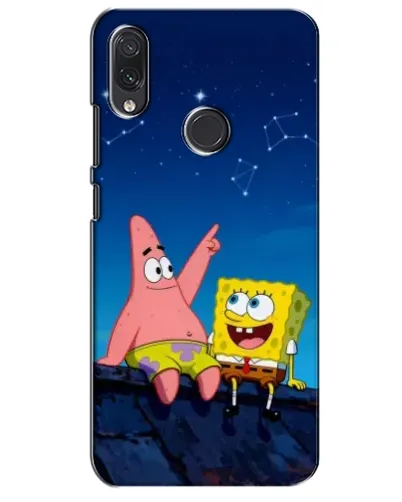 Чехол для Samsung Galaxy M01s с картинкой «Губка Боб и Патрик ночью» Чехол для Samsung Galaxy M01s с картинкой «Губка Боб и Патрик ночью»