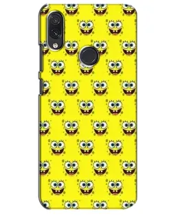 Чехол для Samsung Galaxy M01s с картинкой «Паттерн Губка Боб»