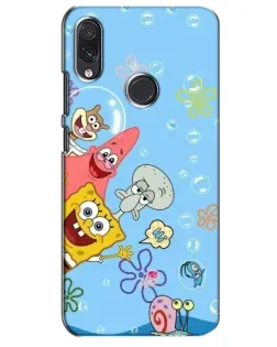 Чехол для Samsung Galaxy M01s с картинкой «Веселые пузырьки»