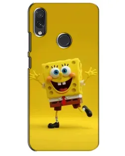 Чехол для Samsung Galaxy M01s с картинкой «Позитивный Губка Боб»