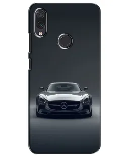 Чехол для Samsung Galaxy M01s с картинкой «Mercedes на черном»