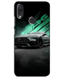 Чехол для Samsung Galaxy M01s с картинкой «Темный Mercedes AMG»