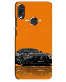 Чехол для Samsung Galaxy M01s с картинкой «Оранжевый Mercedes AMG»