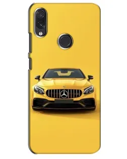 Чехол для Samsung Galaxy M01s с картинкой «Желтый Mercedes GT»