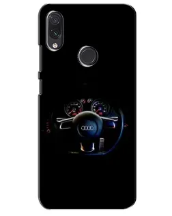 Чехол для Samsung Galaxy M01s с картинкой «Салон Audi — руль»
