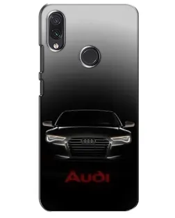 Чехол для Samsung Galaxy M01s с картинкой «Audi — градиентный контур»