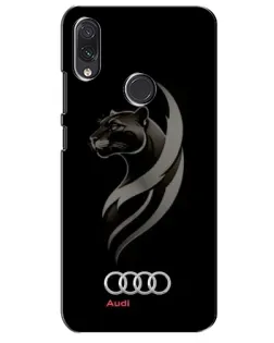 Чехол для Samsung Galaxy M01s с картинкой «Графика — пантера и Audi»