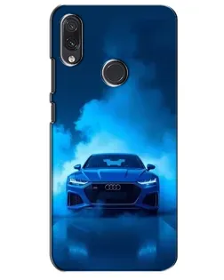 Чехол для Samsung Galaxy M01s с картинкой «Audi — голубая энергия»
