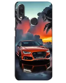 Чехол для Samsung Galaxy M01s с картинкой «Audi — закат»
