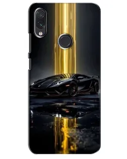Чехол для Samsung Galaxy M01s с картинкой «Ночной Lamborghini драйв»