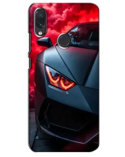 Чехол для Samsung Galaxy M01s с картинкой «Lamborghini красное сияние»
