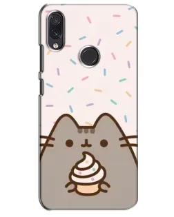 Чехол для Samsung Galaxy M01s с картинкой «Пушин с кексом»