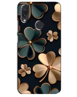 Чехол для Samsung Galaxy M01s с картинкой «Клевер в золоте»