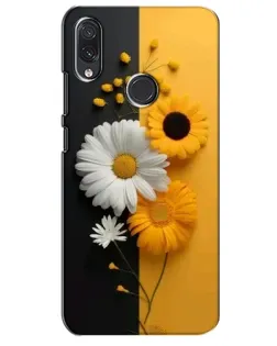 Чехол для Samsung Galaxy M01s с картинкой «Подсолнух и ромашка»