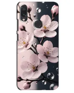 Чехол для Samsung Galaxy M01s с картинкой «Нежная сакура и капли»