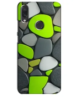 Чехол для Samsung Galaxy M01s с картинкой «Яркая неоновая галька»