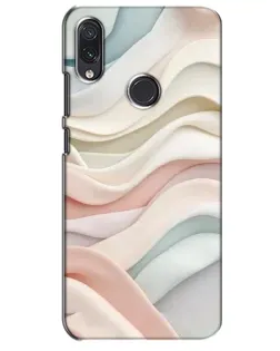 Чехол для Samsung Galaxy M01s с картинкой «Пастельные нежные волны»