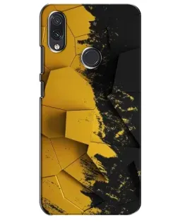 Чехол для Samsung Galaxy M01s с картинкой «Золотые осколки геометрии»
