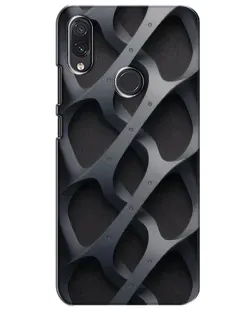 Чехол для Samsung Galaxy M01s с картинкой «Объемное серое плетение»