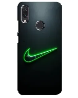 Чехол для Samsung Galaxy M10s с картинкой «Неоновый контур Nike»