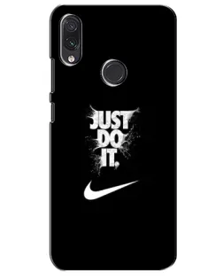 Чехол для Samsung Galaxy M10s с картинкой «Текстовый принт Nike»