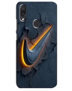 Чехол для Samsung Galaxy M10s с картинкой «Объемный логотип Найк»