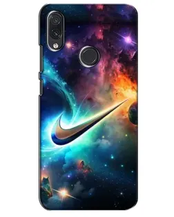 Чехол для Samsung Galaxy M10s с картинкой «Космический Nike Swoosh»