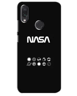 Чехол для Samsung Galaxy M10s с картинкой «NASA — технический принт»