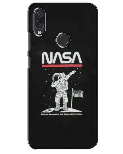 Чехол для Samsung Galaxy M10s с картинкой «NASA — шагаем по Луне»