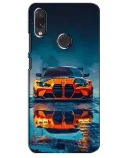 Чехол для Samsung Galaxy M10s с картинкой «BMW — золотая эмблема»