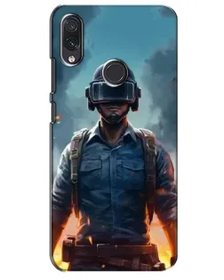 Чехол для Samsung Galaxy M10s с картинкой «PUBG — реалистичный герой»