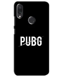 Чехол для Samsung Galaxy M10s с картинкой «PUBG — белый логотип»