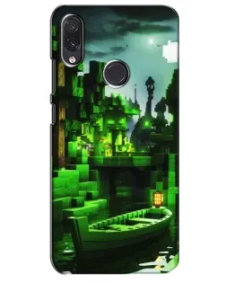 Чехол для Samsung Galaxy M10s с картинкой «Minecraft лесной пейзаж»