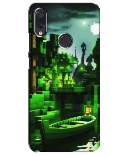 Чехол для Samsung Galaxy M10s с картинкой «Minecraft лесной пейзаж»