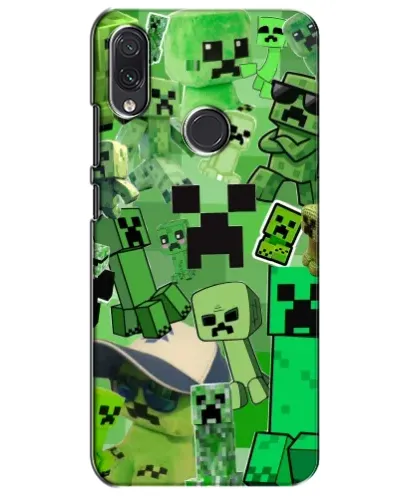 Чехол для Samsung Galaxy M10s с картинкой «Криперы Minecraft»