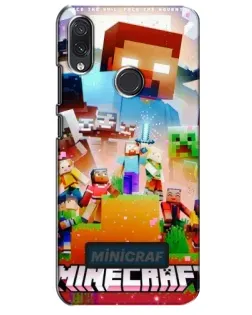 Чехол для Samsung Galaxy M10s с картинкой «Minecraft герои игры»