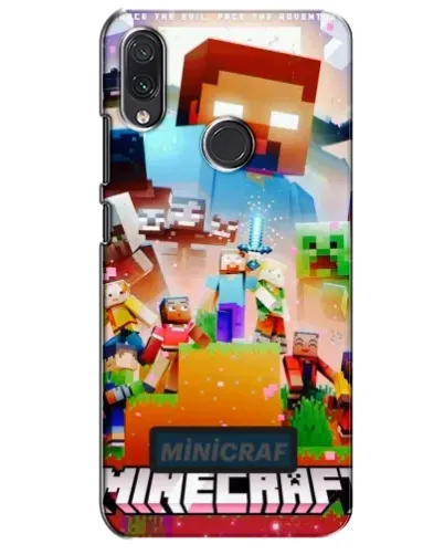 Чехол для Samsung Galaxy M10s с картинкой «Minecraft герои игры»