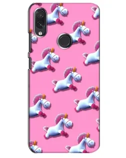 Чехол для Samsung Galaxy M10s с картинкой «Единороги на розовом»