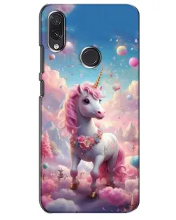 Чехол для Samsung Galaxy M10s с картинкой «Единорог среди облаков»