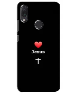 Чехол для Samsung Galaxy M10s с картинкой «Сердце - Jesus» Чехол для Samsung Galaxy M10s с картинкой «Сердце - Jesus»