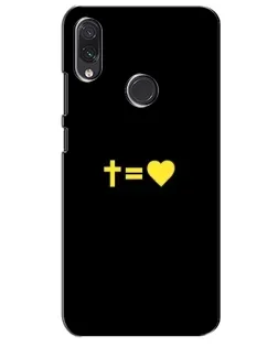 Чехол для Samsung Galaxy M10s с картинкой «Сердце и Крест»