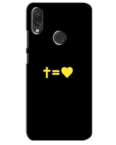 Чехол для Samsung Galaxy M10s с картинкой «Сердце и Крест»