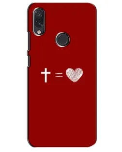 Чехол для Samsung Galaxy M10s с картинкой «Уравнение любви»