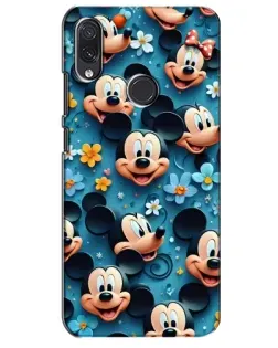 Чехол для Samsung Galaxy M10s с картинкой «Паттерн Микки и Минни»